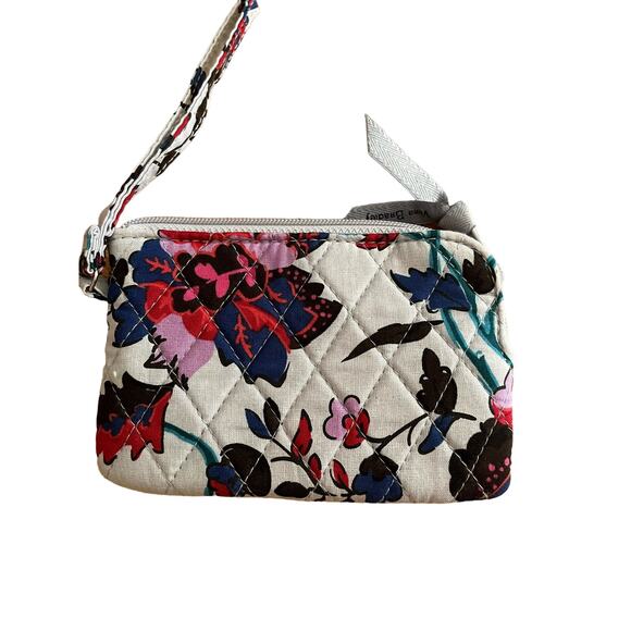 Vera Bradley RFID zip Top ID Case in Vineyard Floral - Picture 3 of 3